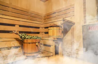 Sauna from the inside