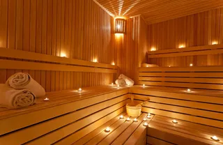 Sauna from the inside
